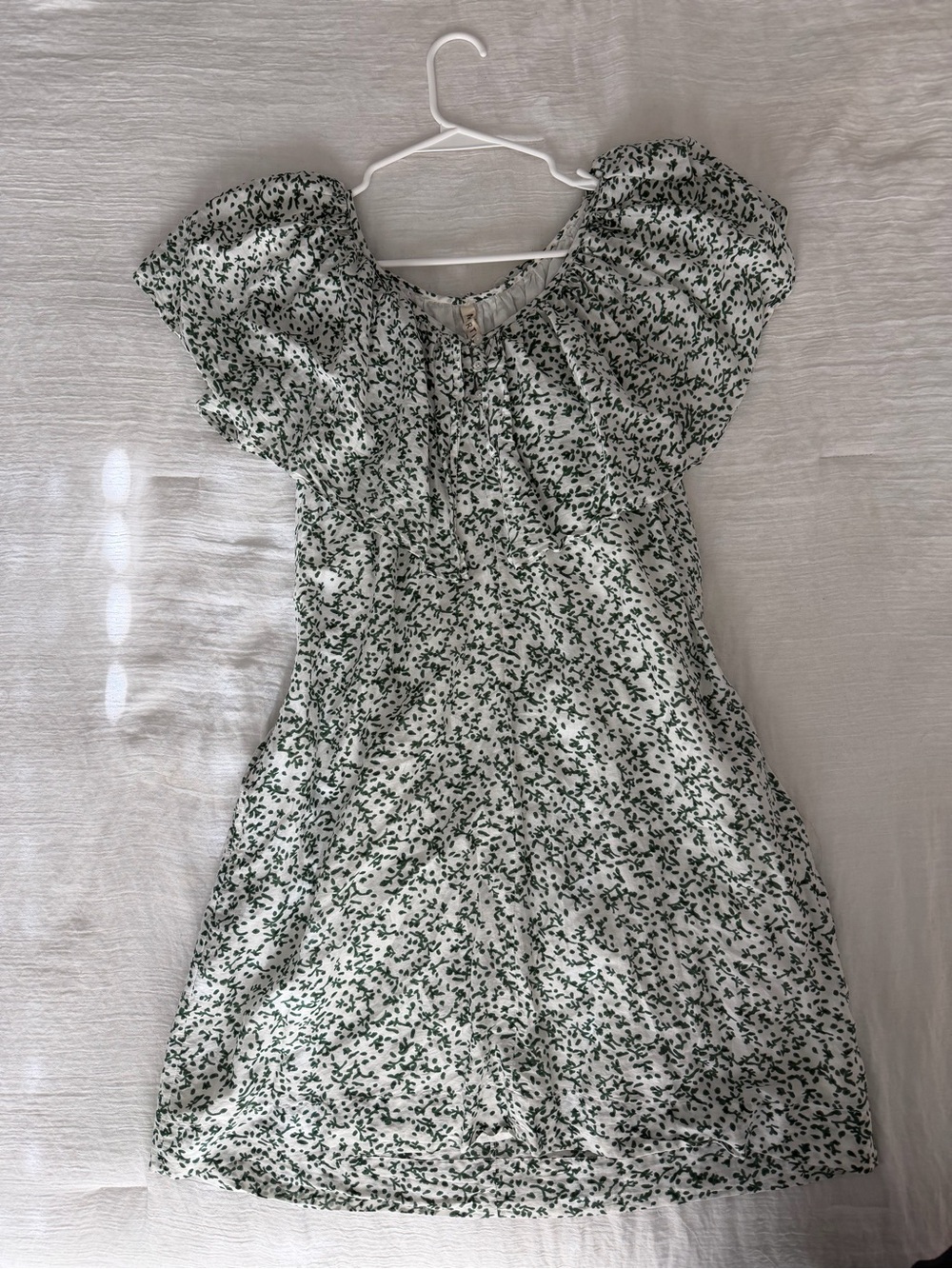 Mirth Mini Dress with Ruffled Sleeves - Size S